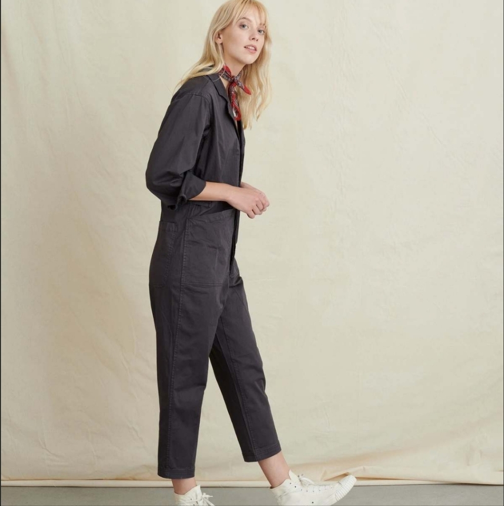 Alex Mill Dark Charcoal Utility Jumpsuit